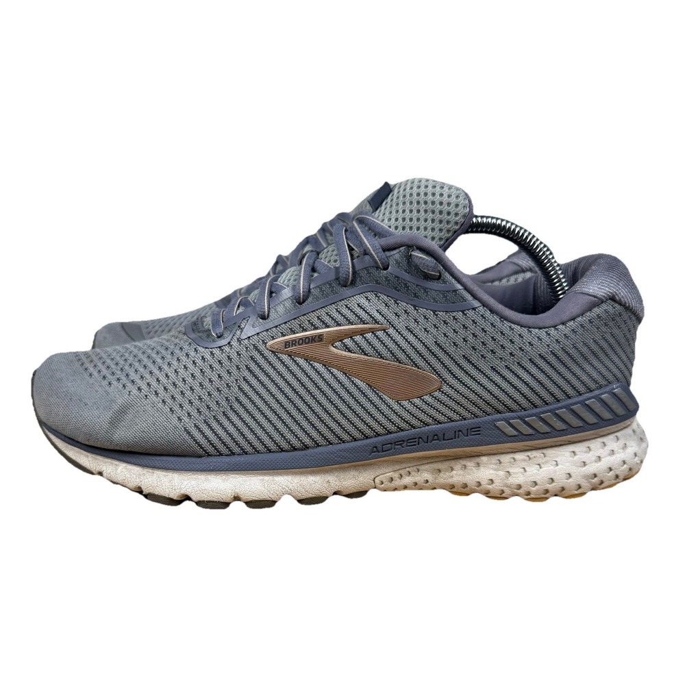 Brooks Adrenaline GTS XX 20 Gray Peach Blue White Sneakers Womens sz‎ 11.5